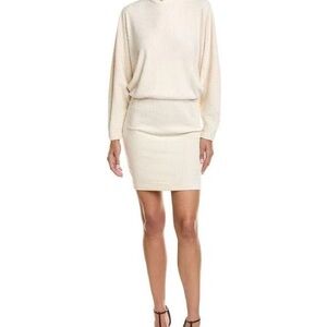 Amanda Uprichard Textured Cream Dress